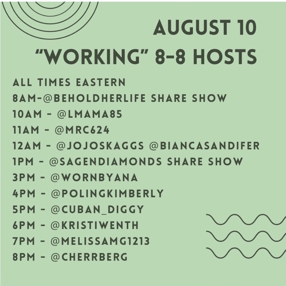 “Working” 10-10 Monthly Marathon mrc624 time 10am central 8/10 - Picture 2 of 2